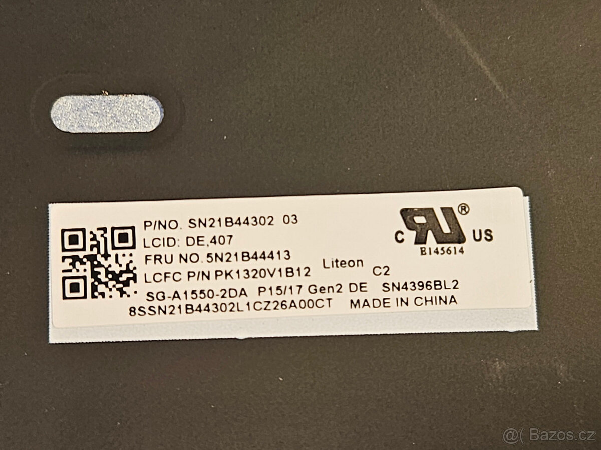 Lenovo P15 Gen 2 - klavesnice (náhr.díl) - 3