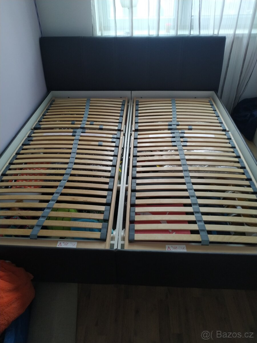 Manželská postel 185x210cm s úložným prostorem NOVÁ CENA - 3