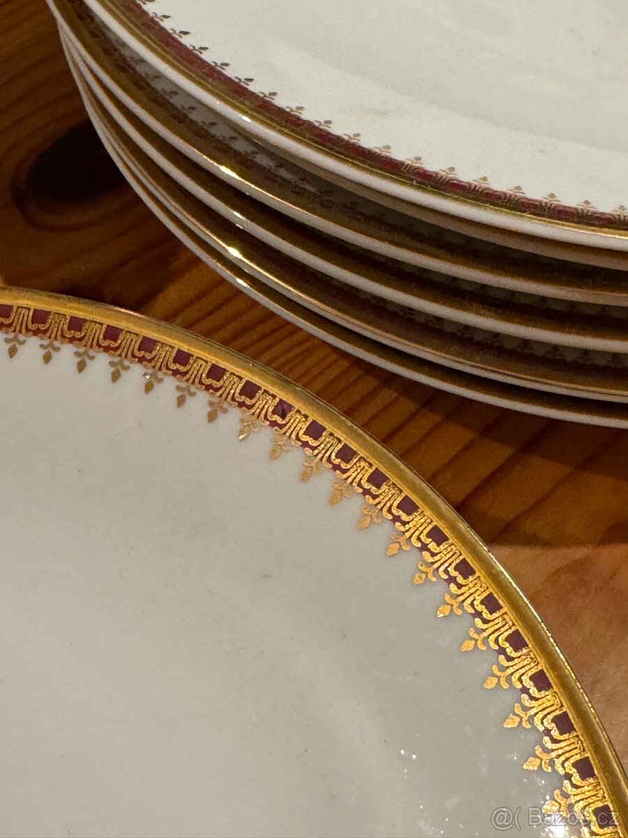 Porcelánová sada EPIAG D.F. Carlsbad – zlatý a červený dekor - 3