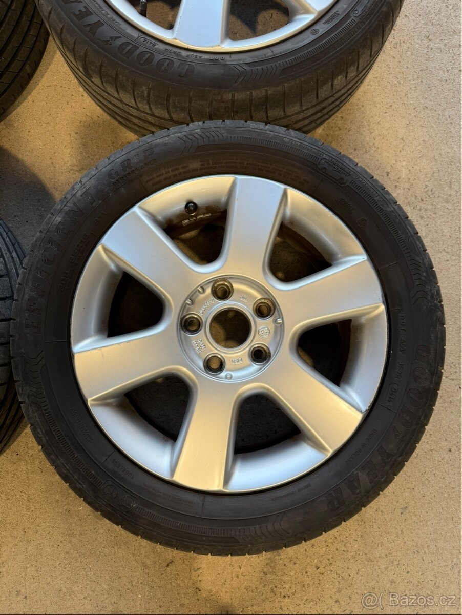 ALU Kola 5x112 , R16 - LETNÍ PNEU, Golf 5, Touran.. - 3