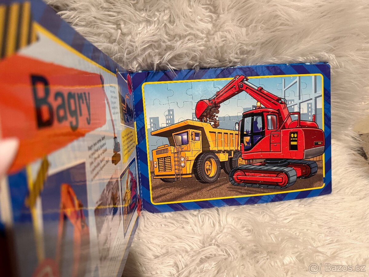 MAXI AUTA – knížka s puzzle (4×48 dílků) - 3