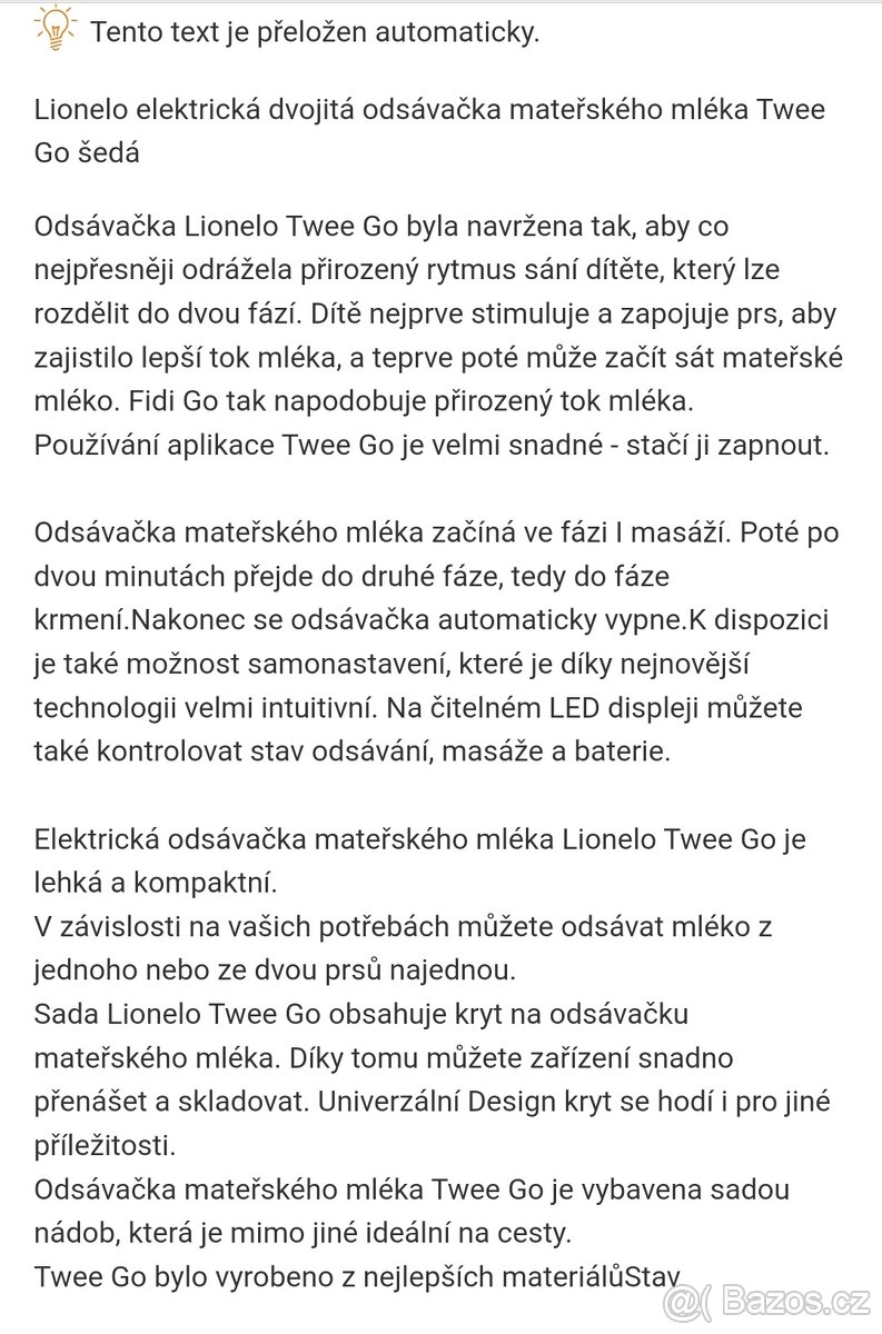 DDDP-N000_ODSÁVAČKA MATEŘSKÉHO MLÉKA dvojitá - pro odsávání - 3