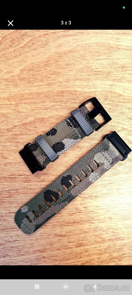 GARMIN 8, 5x, 6x, 7x tah, řemínek, pásek 26mm maskáč - 3