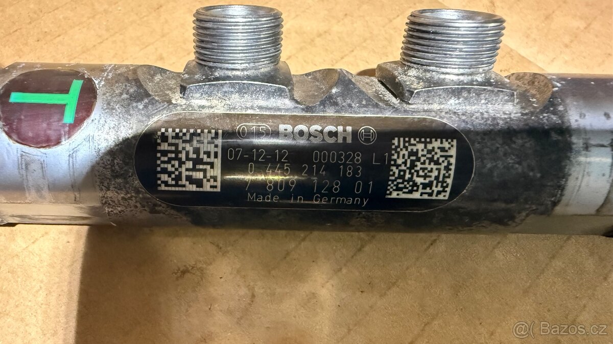 BMW 320d N47 – common rail lišta (palivová lišta) - 3