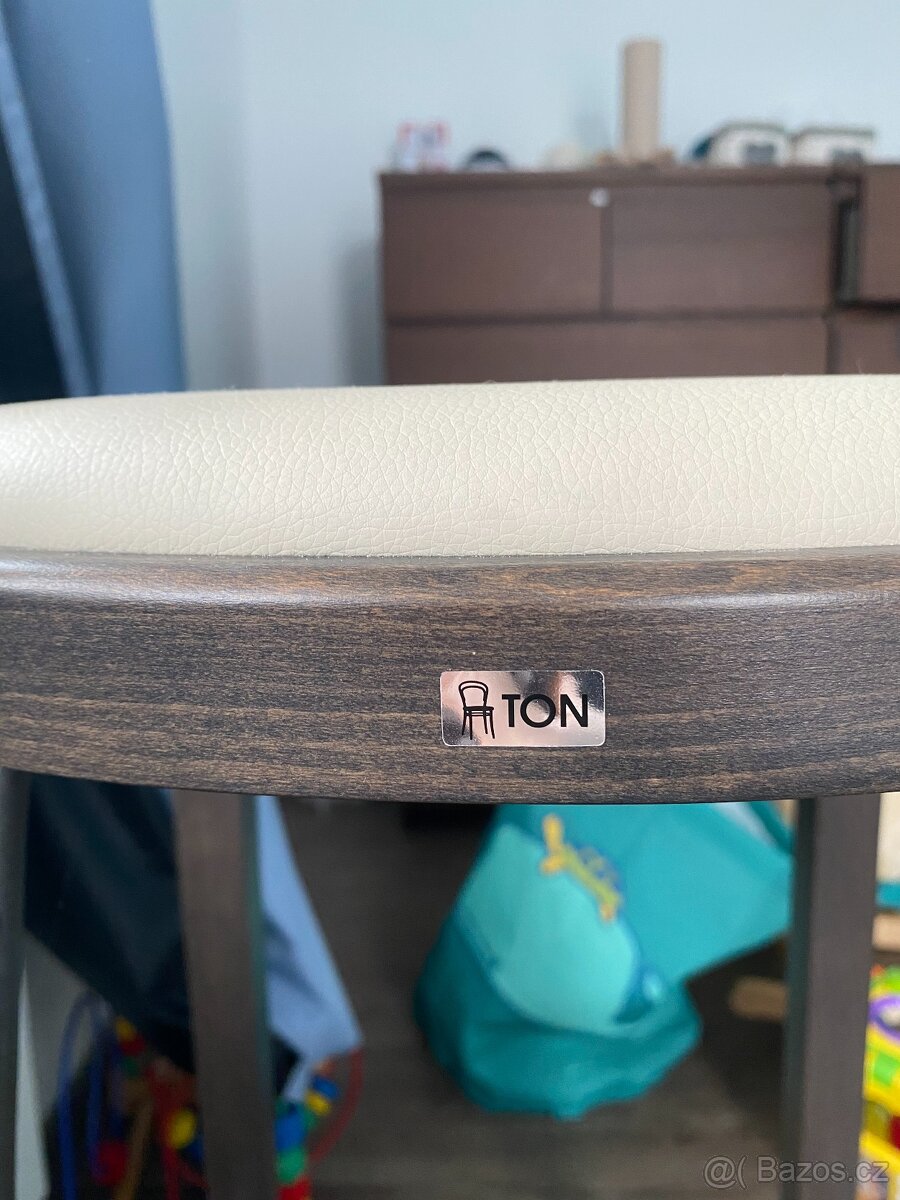 Dřevěné barové židle TON - 3