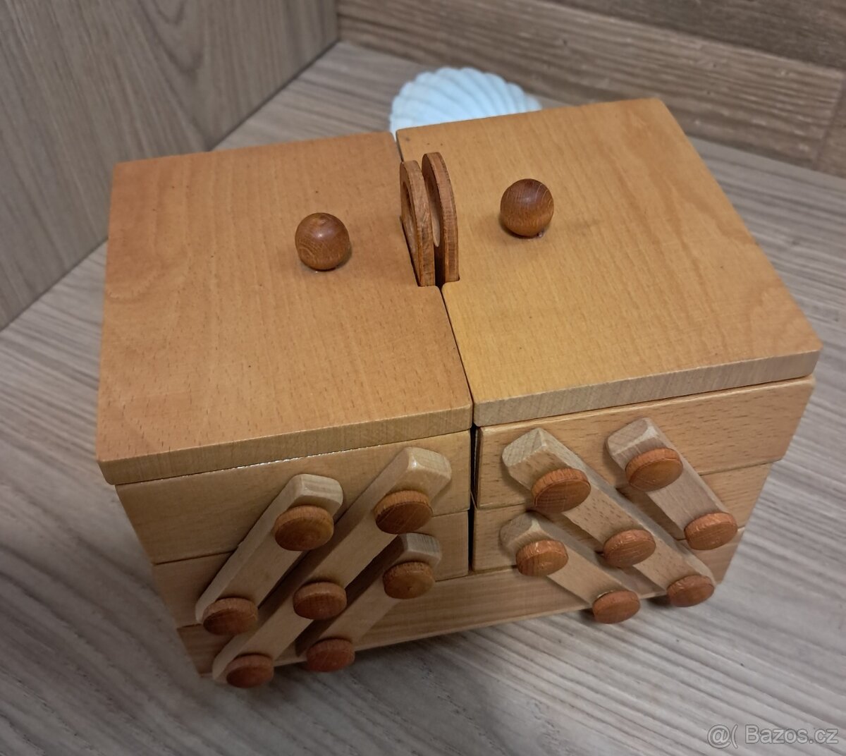 Dřevěná krabička - šperkovnice - 3