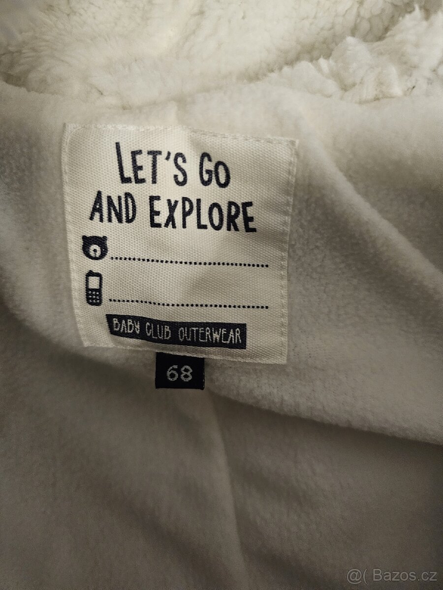 Nová kombinéza zimní vel. 68 - 3