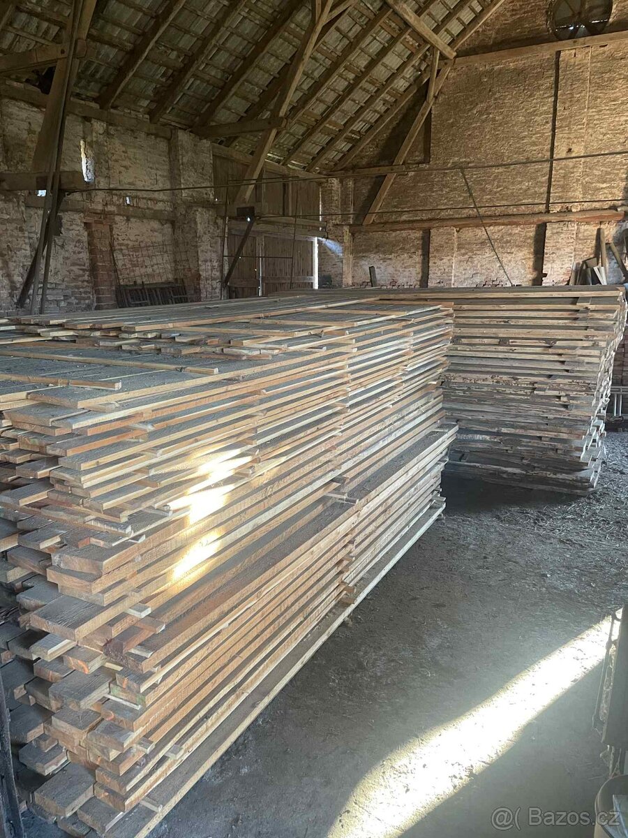 5 let suchý MODŘÍN a TOPOL – truhlářské fošny a prkna (Jičín - 3