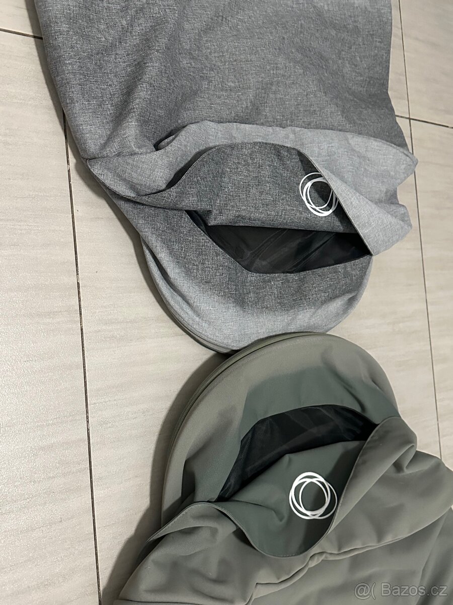 2x stříška Bugaboo Fox Grey melange a Forest Green - 3