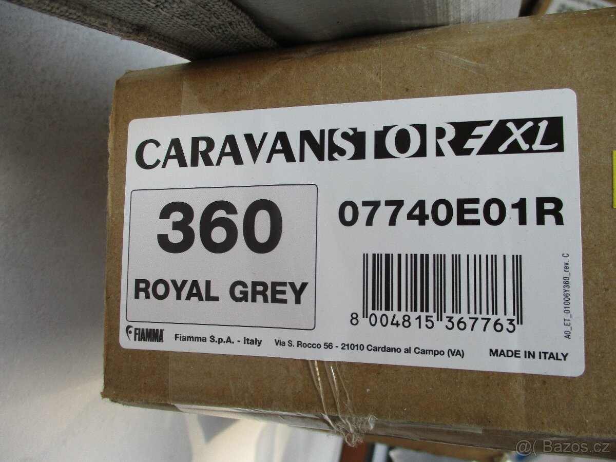 Markýza ke karavanu - 360 XL barva šedá - 3