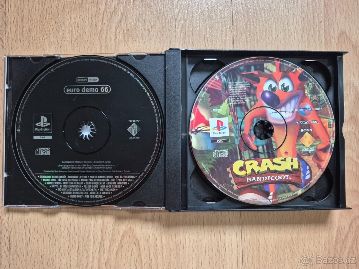 Predám hru na PS1 Crash Bandicoot - 3