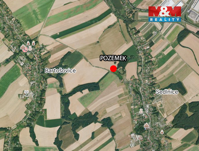 Prodej pole, 1134 m², Bartošovice - 3