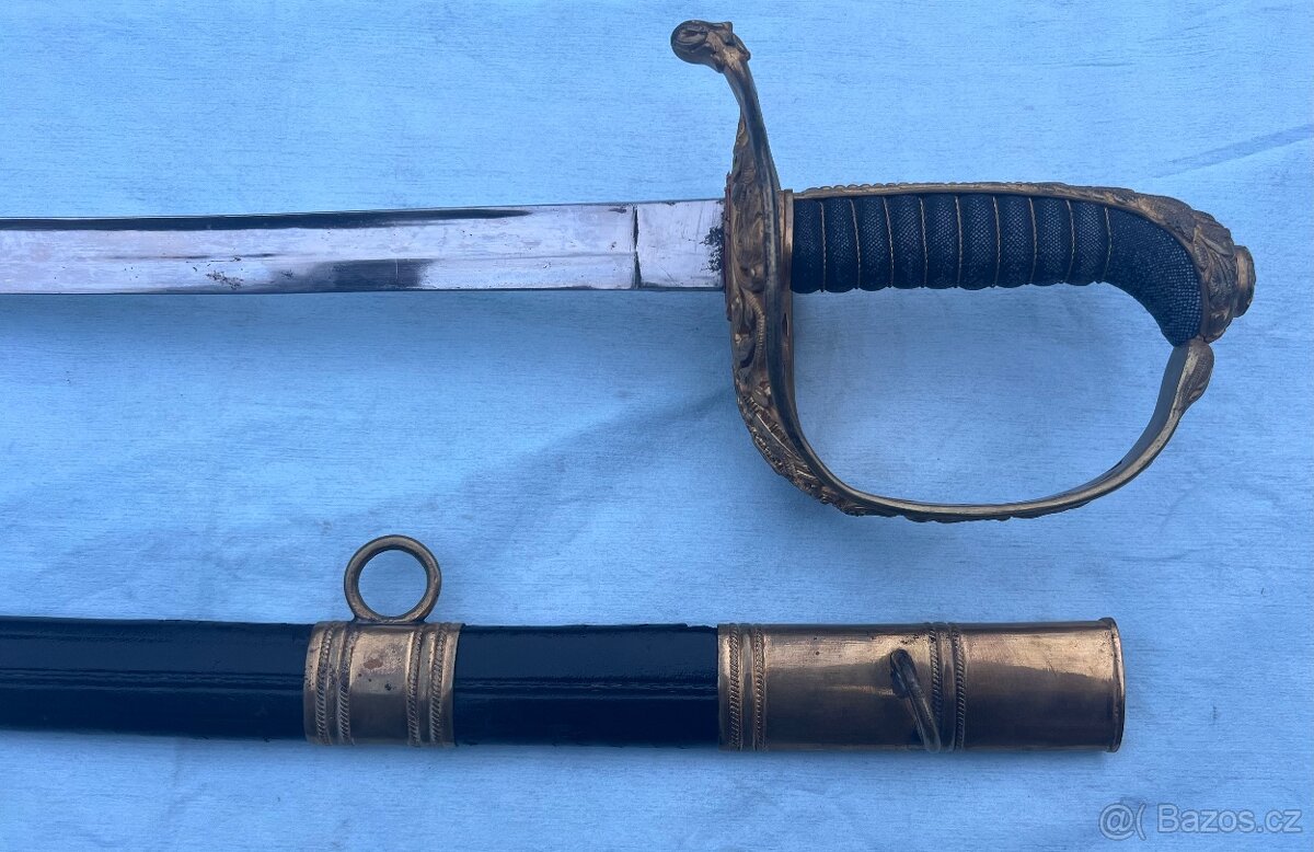 Šavle RU úřednická zlacená v ohni - 3