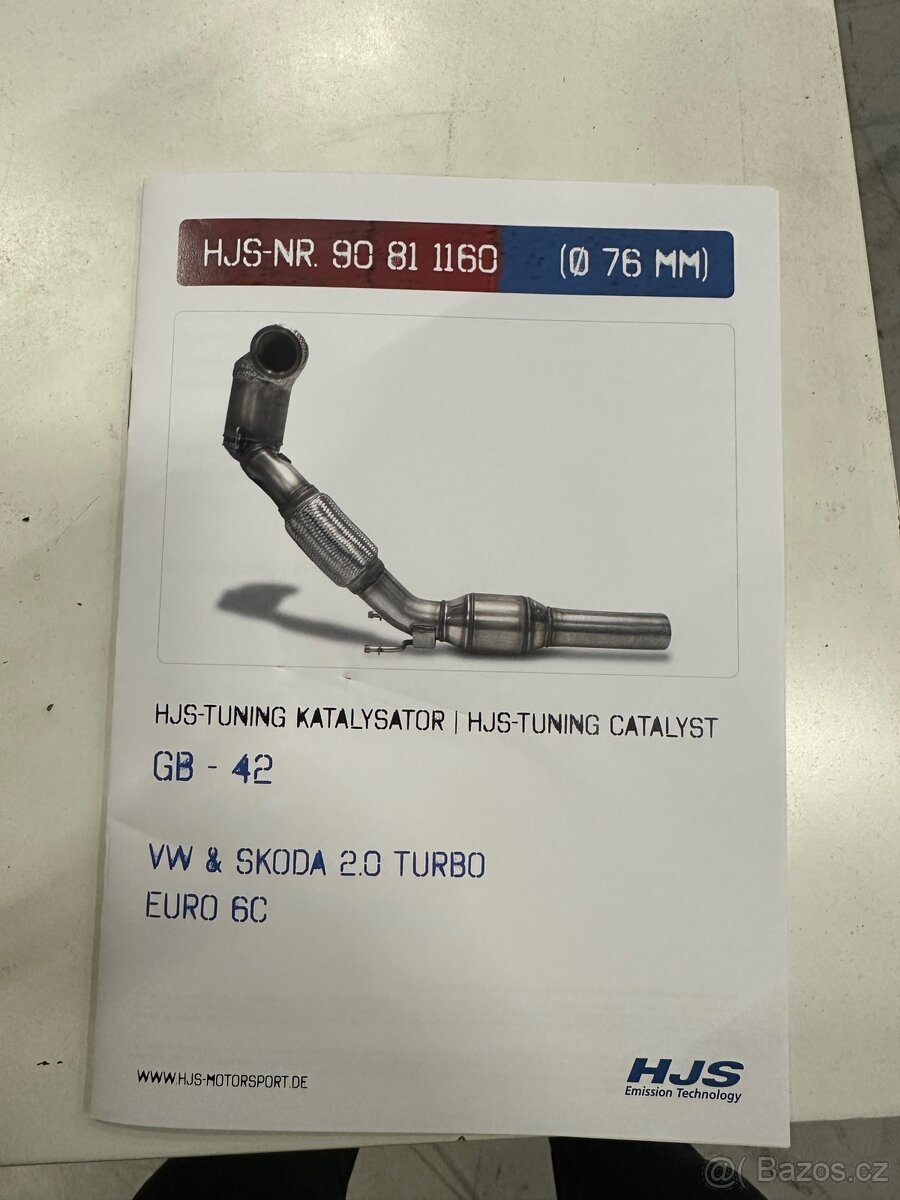 HJS Downpipe Octavia 3, Golf 7 - 3