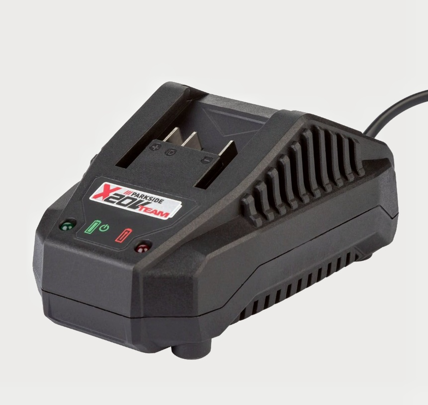 Parkside - Aku úhlová bruska,2 aku 4Ah,nabíječka. - 3