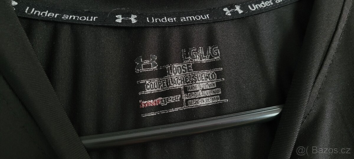 Dětské/damské černé triko Under Armour S-M - 3