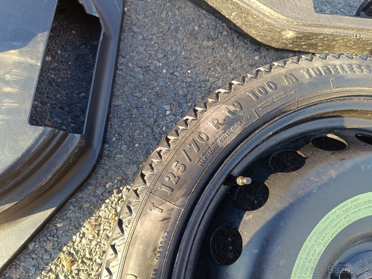 Audi rezerva, dojezdové kolo 5x112 - 3