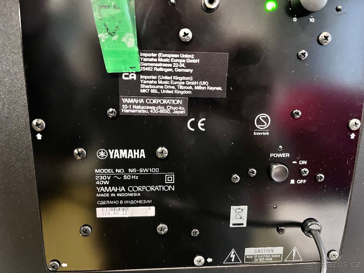 Subwoofer Yamaha Ns-Sw100 - 3