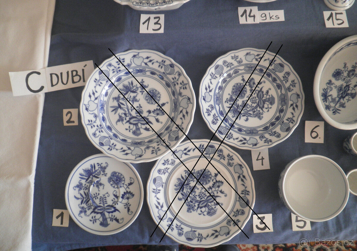 Cibulák porcelán - sbírka - 3