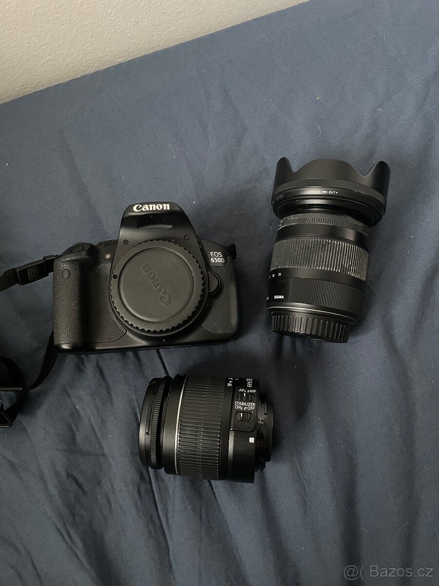 Canon EOS 650D + 2 objektivy + kompletní příslušenství - 3
