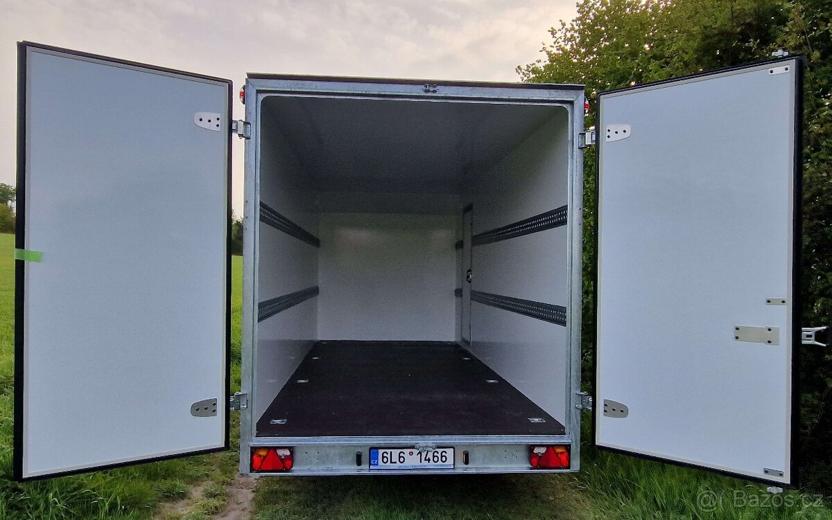 Skříňový prachotěs přívěs Tomplan 470T 2,7t +dveře - 3