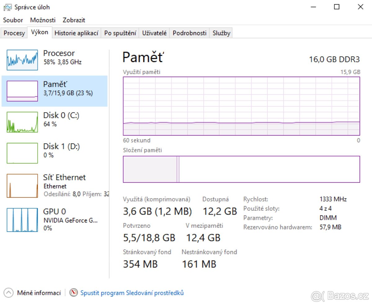 🖥Levný herní PC - GTX 1050 Ti, 16GB RAM, SSD - 3