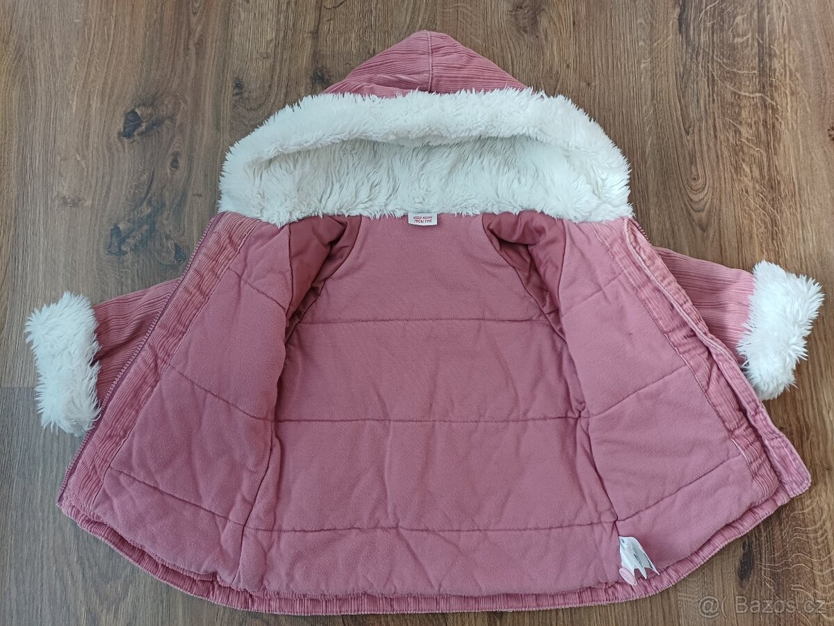 Dívčí manšestrový kabátek vel. 69 - 3