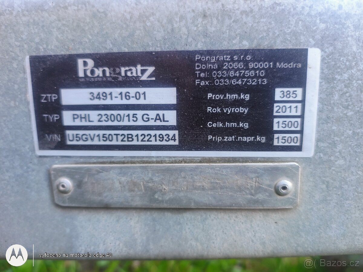 Přívěs PONGRATZ - 3