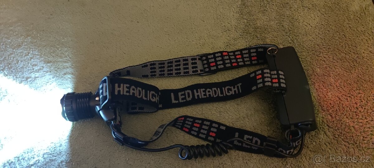 Čelovka nabijeci LED HEADLIGHT - 3