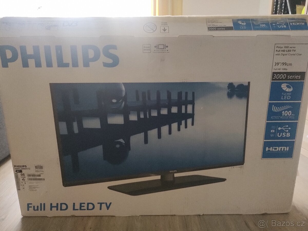 Televize Philips + O2 set-top box - 3