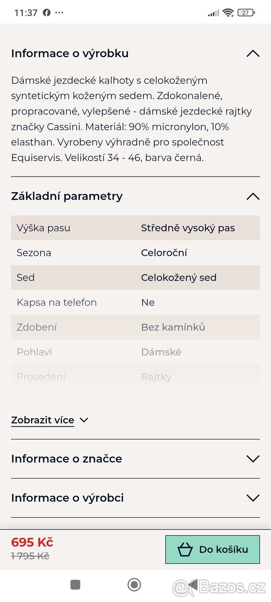 Dámské rajtky - 3