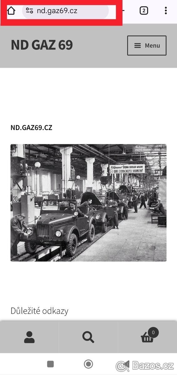 Uaz 452, Uaz 469 - svislé čepy polokoulí - 3