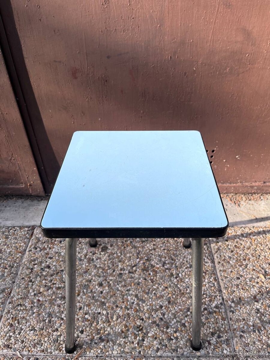 Vintage mid-century footstool/flower table - 3