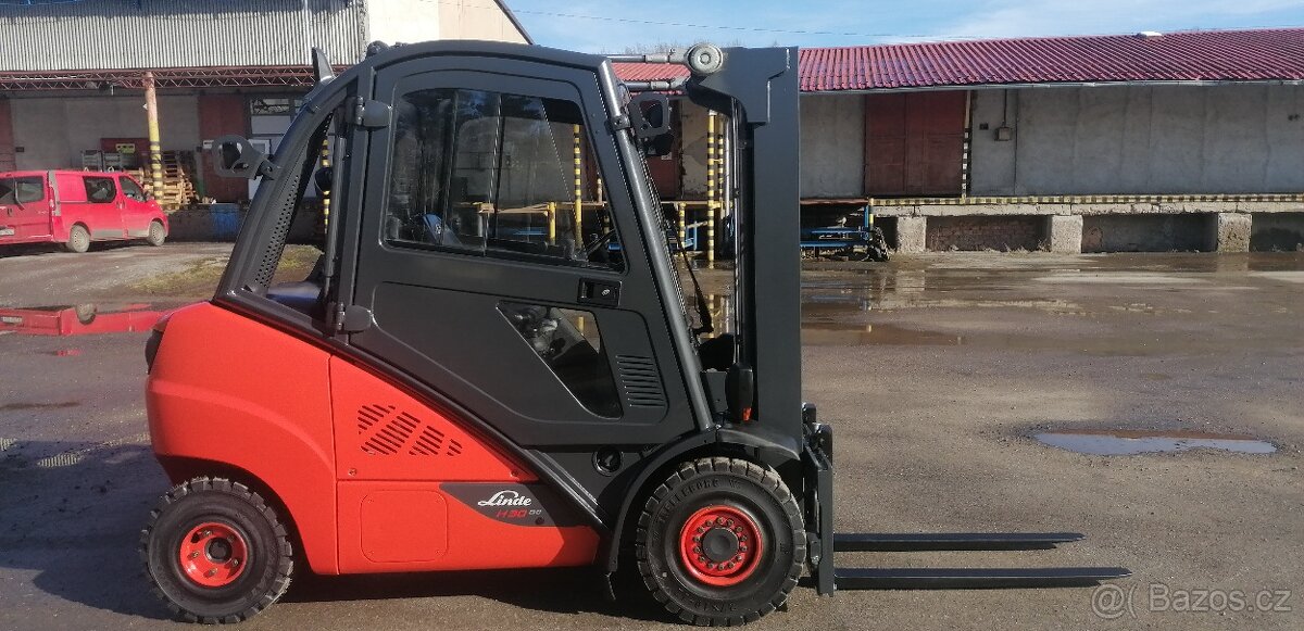 LINDE H30D-02 triplex boční posuv, volný zdvih - 3