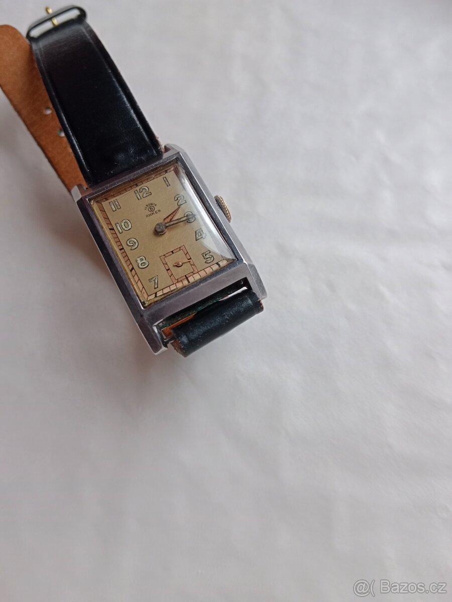 Staré vojenské hodinky Anker-Berg Panzer Tan - 3