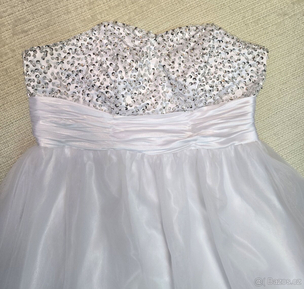 SVATEBNÍ ŠATY NA POLONÉZU vel.40 - 3