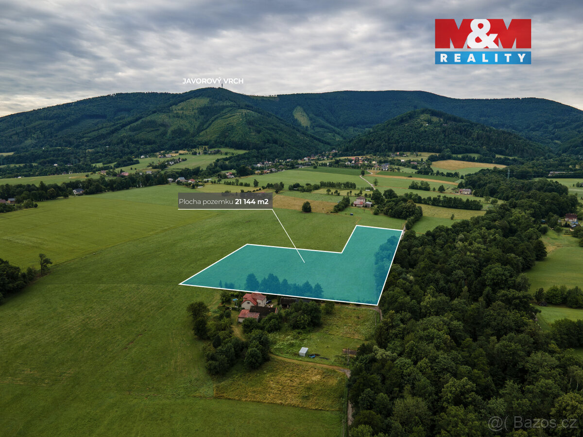 Prodej pole, 21144 m², Guty - 3