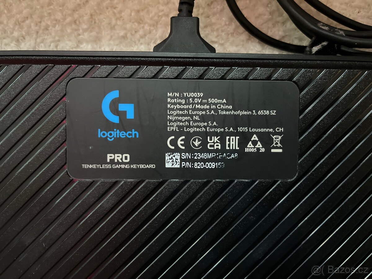 Logitech G PRO Tenkeyless- klávesnice - 3
