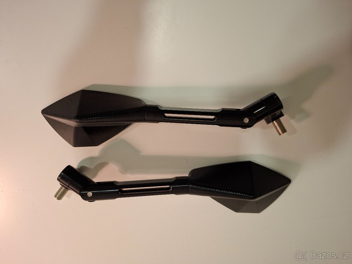 Zrcatka kovova na motorku s montaznim prislusenstvim - 3