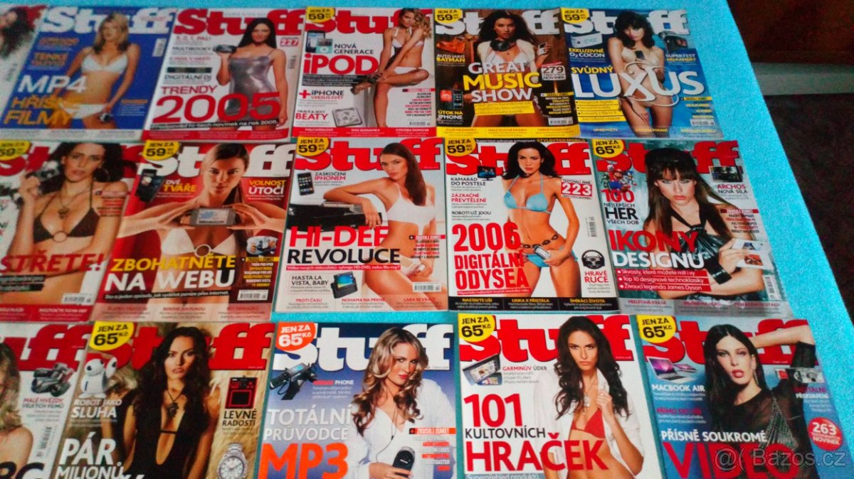 52 čísel časopisu Stuff 2004 -2011 - 3