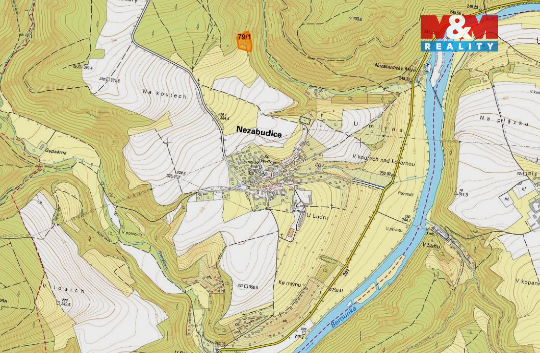 Prodej louky, 6426 m², Nezabudice - 3