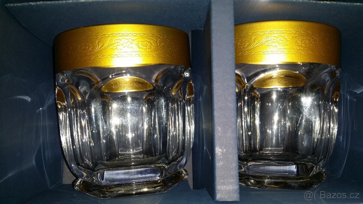 Whisky souprava zlatá - 3