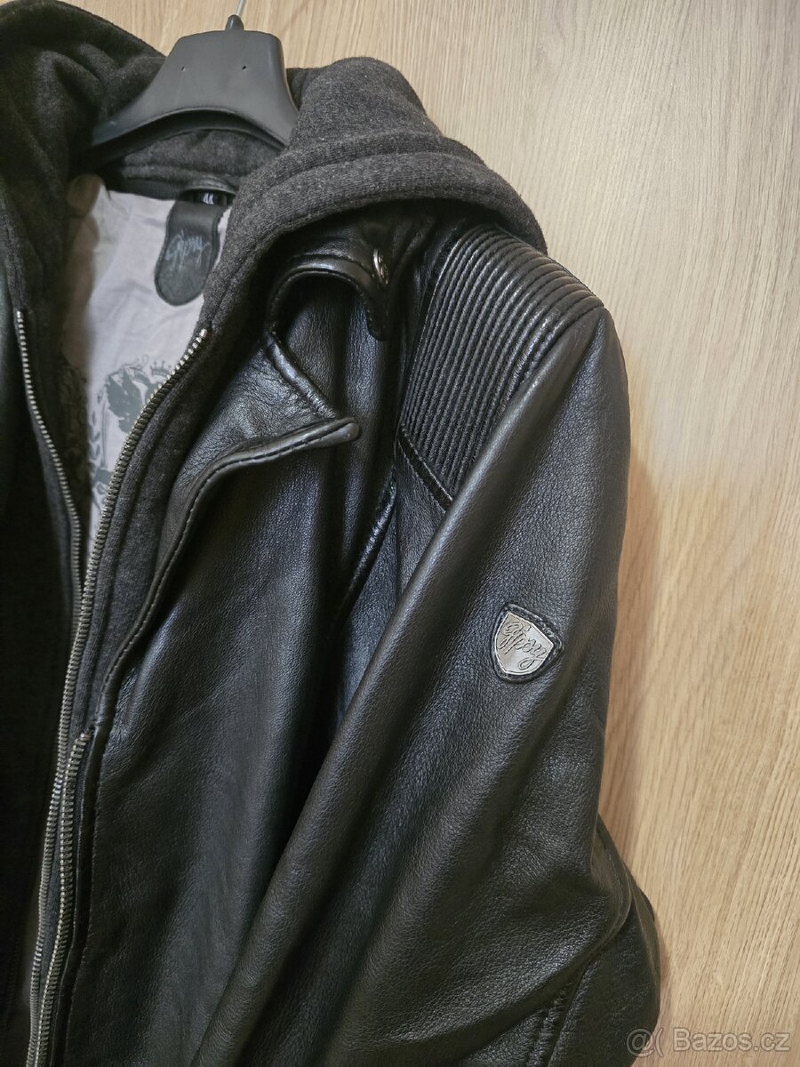 Dámská kožená bunda vel. XL - 3