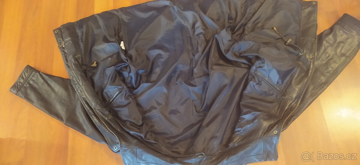 Pánská kožená bunda XXL - 3
