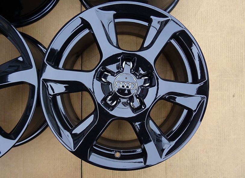 Alu disky černé origo Audi, 16", 5x112, ET 45, šíře 7,5J - 3