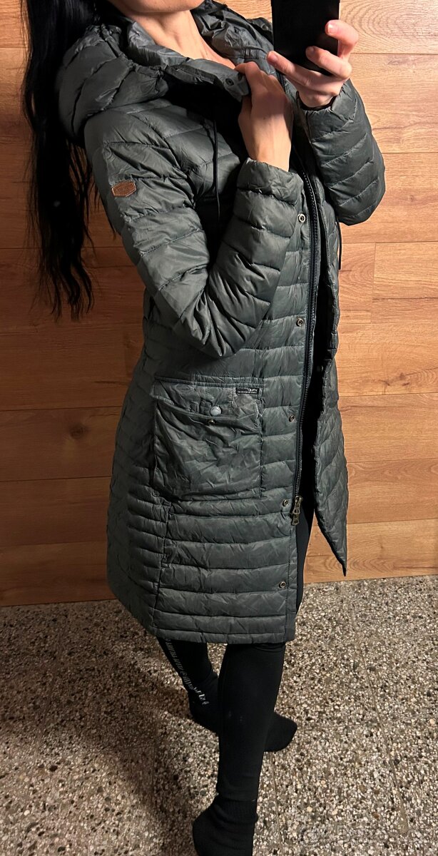 KHUJO DÁMSKÁ LONG ZIMNÍ PÉŘOVKA-PÉŘOVÁ BUNDA M 💪🏽🤩 - 3