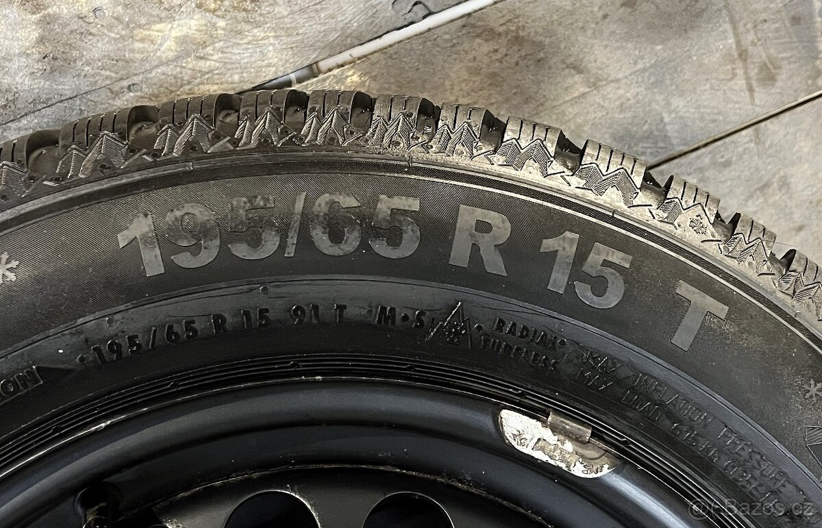 Zimní sada kol 5x110 R15, Semperit SpeedGrip5 195/65 R15 - 3