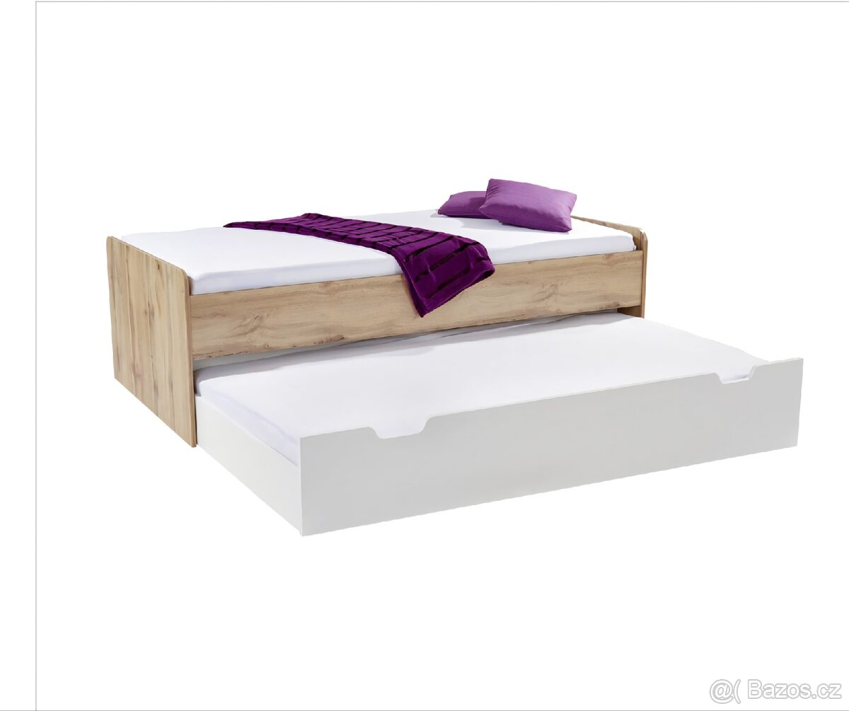 Výsuvná dvojitá postel Maxi - 3