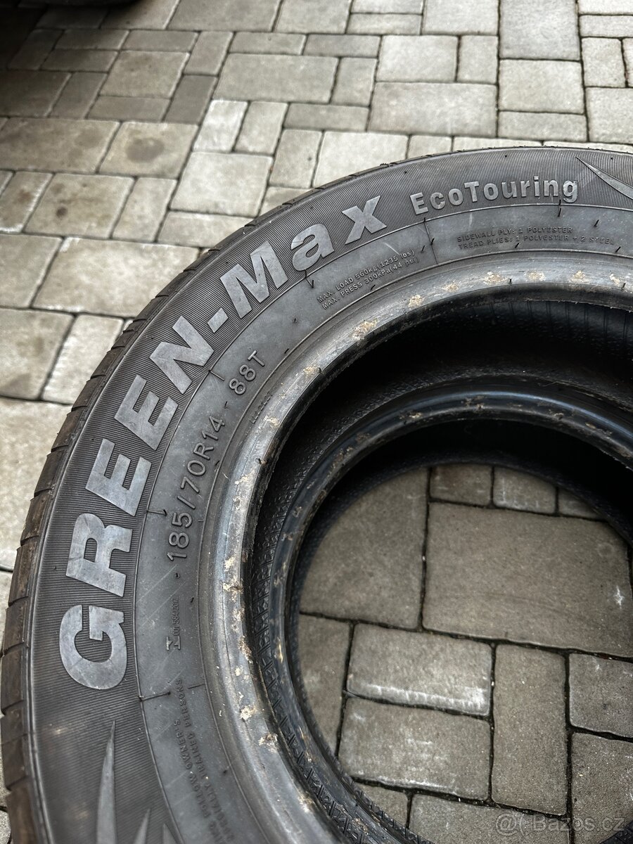 2x letní pneu 185/70 R14 88T - 3