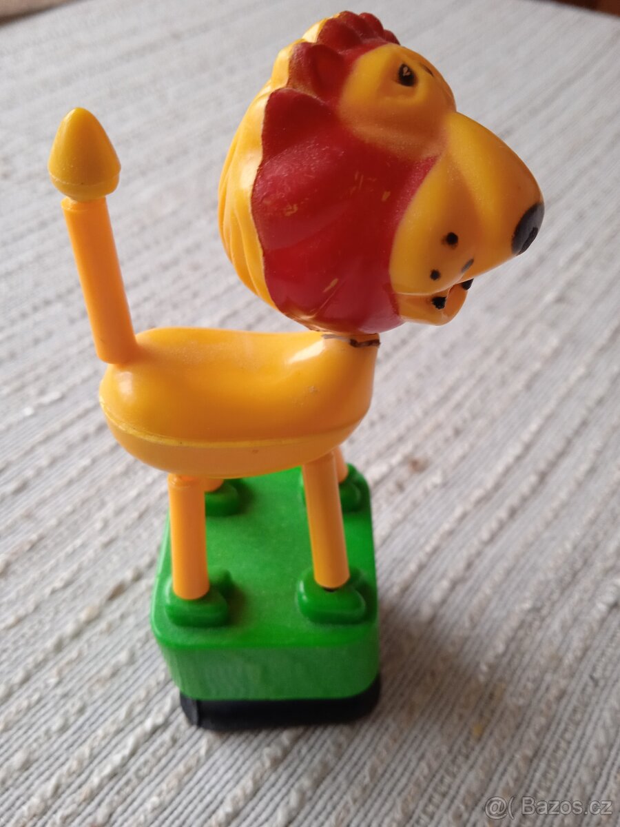 Stará hračka lev sklápěcí - 3